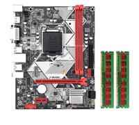Biwwubik Carte mère de bureau B75-H avec 2X8G DDR3 1600MHz RAM LGA 1155 pour CPU I3 I5 I7 USB 3.0 SATA 3.0 Compatible jusqu'à 16 Go