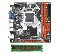 Biwwubik Carte mère pour ordinateur ITX H110 avec 4G 2133 MHz DDR4 RAM LGA1151 DDR4 Compatible avec 32 Go Gigabit Ethernet M.2 Nvme PCI-E 16X