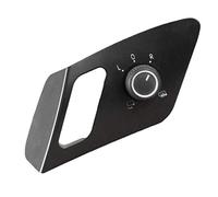 Biwwubik Chauffage de Voiture Bouton de Réglage Rétroviseur Pliable pour Golf 7 (2015-2019) 5G0 959 565 - Interrupteur à Bascule Noir, IP67, Manuel