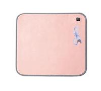 Biwwubik Coussin Chauffant pour Animaux de Compagnie Couverture Électrique Chauffage de Contrôle de Température Chauffe-Lit pour Animaux Tapis de Sol Chauffant Carré Facile à Utiliser