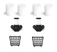 Biwwubik Filtre de rechange pour aspirateur Flex Duoclean Hv390, Hv391, Hv392,2 + 4 filtres en mousse + 2 filtres pré-moteurs