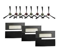 Biwwubik Kit de filtres à vide pour aspirateur DE55 DE53 DE6G - Brosse latérale - Brosse Hepa