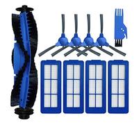 Biwwubik Lot de 10 accessoires pour robot de nettoyage Robovac - Rouleaux max 11S - Brosse latérale - Filtre - Outil de nettoyage