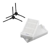 Biwwubik Lot de 18 brosses latérales pour aspirateur robot V3 / V5 / V5S