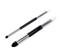 Biwwubik Lot de 2 stylos éponge mélangeuse pour croquis, double tête, pinceau estompeur, pinceau estompeur