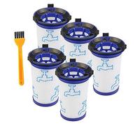 Biwwubik Lot de 6 filtres de rechange compatibles avec les pièces d'aspirateur Force 360 - Accessoires de filtre Hepa