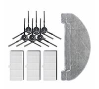 Biwwubik Lot de 8 filtres Hepa pour robot à brosse latérale pour aspirateur robot M70 M7