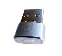 Biwwubik Mini souris Jiggler, bouton marche/arrêt, simulateur de mouvement USB pour le bureau, automatique, non reconnaissable, argenté, facile à utiliser