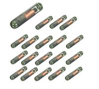 Biwwubik Puce de transpondeur ID48 de 20 pièces, puce en verre de e voiture ID 48, puces de transpondeur automatique vierges, puce de déverrouillage ID 48