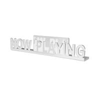 Biwwubik Support mural pour disque vinyle « Now Playing » en acrylique pour décoration de , blanc, , facile à utiliser