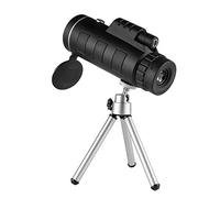 Biwwubik Télescope monoculaire 40 x 60 HD haute performance avec support pour smartphone pour regarder les tiges