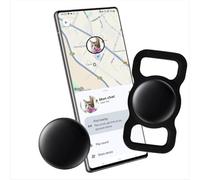 Bixar Traceur GPS Bluetooth pour Animaux Chien et Chat, Étanche IP67, Compatible Apple Find My et Google Find Hub Android, Attache Collier Inclus, sans Abonnement, Pile CR2032 1 an Autonomie