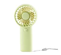 Bixbsone Petit ventilateur portable alimenté par piles AAA avec 1 vitesse, ventilateur personnel silencieux de 12,7 cm pour lit, camping, extérieur, ventilateur de bureau sans fil, pas de batterie