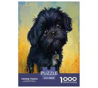 Bixiong Chien Puzzle 1000 Pièces Cadeau Unique Jeu Éduchatif Challenge Toy À De Qualité Supérieure Peinture Art pour Adultes Et Enfants 38x26cm/1000pcs