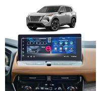 BIXUAN Film de protection d'écran de navigation mat de 12,3 pouces compatible avec Nissan Qashqai j12/Juke 2024 2025 Facelift/X-Trail T33 e-Power 2021-2025 Verre trempé 9H GPS Anti-rayures Accessoires