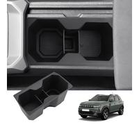 BIXUAN Porte-gobelet compatible avec Dacia Duster 3/Bigster 2024 2025 Console centrale Boîte de rangement Organiseur Plateau Porte-gobelet Accoudoir central Compartiment de rangement Duster 3