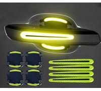 BIXUFA Films de Protection pour Poignée de Porte de Voiture pour Volvo XC90 7-Seats xc-90 2.Gen 2015 2016 2017 2018 2019 2020 2021, 8 Pièces Anti-Rayures Autocollant pour Poignée de Porte,Green