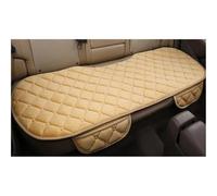 BIXUFA Protecteur Coussin de siège de Voiture en Peluche pour Chrysler 200 Saloon/Sedan 2011-2014, Housse de Siege Voiture pour Avant/Arrière Protection Tapis,Beige-1 PCS Rear Seat Cushion
