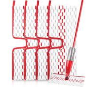 Bixury 4 Pièces 2 en 1 Réutilisable Tampons Microfibre pour Vileda 1-2 Spraymax Mop en Microfibre Lavable Coussin de Nettoyage pour Serpillière Recharge Microfibres pour Tous Types de sols