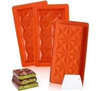 Bixury Moule Silicone Profond Tablette de Chocolat