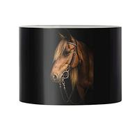 Biyejit Abat-jour imprimé cheval pour lustres, lampadaires et lampe de table