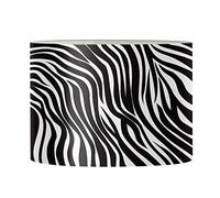 Biyejit Abat-jour rond imprimé zèbre pour décoration de maison