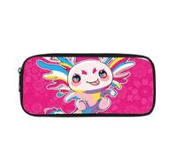 Biyejit Axolotl Trousse à crayons pour enfants - Trousse à crayons pour enfants - Organiseur de pinceaux - Trousse de toilette pour adolescents garçons et filles - Cadeau de rentrée scolaire