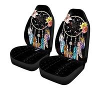 Biyejit Lot de 2 housses de siège de voiture souples pour la plupart des voitures, SUV, camions