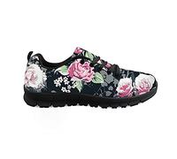 Biyejit Fleurs Imprimer Femmes Mode Sneaker Respirant Mesh Casual Sport Chaussures Léger