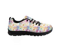 Biyejit Fleurs Imprimer Sport Marche Sneaker Dames Femmes Respirant Gym Jogging Course Tennis Chaussures Couple Chaussures