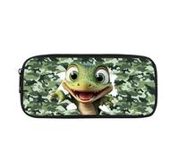 Biyejit Jolie trousse à crayons dinosaure pour enfants, école, bureau, salle de classe, fournitures de voyage, trousse de toilette pour adolescents, garçons et filles, cadeau de rentrée scolaire