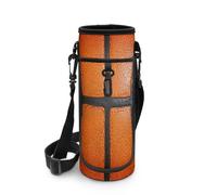 Biyejit Sac à bouteille de basket-ball avec fermeture éclair et bretelles réglables et poche légère, Basketball, Taille unique, Organiseur de sac