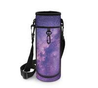 Biyejit Sac de transport pour bouteille d'eau avec fermeture éclair et bretelles réglables, Galaxy Star, Taille unique, Organiseur de sac