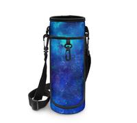 Biyejit Sac de transport pour bouteille d'eau avec fermeture éclair et bretelles réglables, galaxy, Taille unique, Organiseur de sac