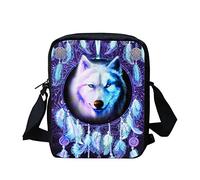 Biyejit Sacs à bandoulière pour femmes et hommes - Sacs à main avec bandoulière réglable - Sacs à bandoulière pour enfants avec pochette latérale pour pièces et passeport