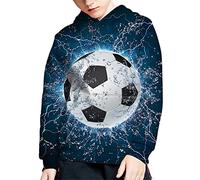 Biyejit Sweat à capuche en polaire pour garçons et filles - Pullover douillet avec capuche et poches pour enfants de 6 à 16 ans, 11-13 ans