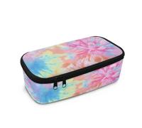 Biyejit Trousse à crayons de grande capacité pour enfants avec fermeture éclair portable pour maquillage, pièces de monnaie, sac à main pour adolescents, garçons et filles, Tie-dye, Taille unique