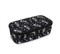 Biyejit Trousse à crayons de grande capacité pour enfants avec poignée, organiseur de pinceaux pour adolescents, garçons et filles, Astronaute., Taille unique, Organiseur de sac