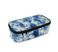 Biyejit Trousse à crayons de grande capacité pour enfants avec poignée, organiseur de pinceaux pour adolescents, garçons et filles, papillon, Taille unique, Organiseur de sac