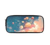 Biyejit Trousse à crayons Planet pour enfants - Pour l'école, le bureau, la salle de classe, les voyages, les articles de toilette, la papeterie pour adolescents, garçons et filles, cadeau de rentrée