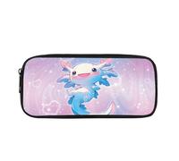 Biyejit Trousse à crayons pour enfants - Conteneurs de papeterie pour enfants - Organisateur de pinceaux de toilette, Adorable Axolotl., Taille unique