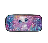 Biyejit Trousse à crayons pour enfants - Conteneurs de papeterie pour enfants - Organisateur de pinceaux de toilette, Axolotl, Taille unique