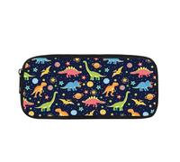 Biyejit Trousse à crayons pour enfants - Conteneurs de papeterie pour enfants - Organisateur de pinceaux de toilette, Dinosaures, Taille unique