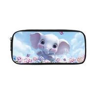 Biyejit Trousse à crayons pour enfants - Conteneurs de papeterie pour enfants - Organisateur de pinceaux de toilette, éléphant, Taille unique