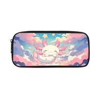 Biyejit Trousse à crayons pour enfants, école, bureau, salle de classe, fournitures de voyage, trousse de toilette, Axolotl Galaxy, Taille unique