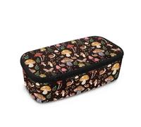 Biyejit Trousse à crayons pour enfants - Grande capacité - Avec fermeture éclair - Multifonctionnelle - Pour l'école, le bureau, les voyages, Forêt champignon., Taille unique, Organiseur de sac