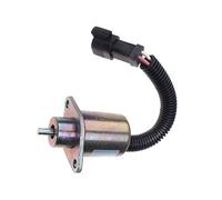 Biyouparts 2848A278 Solénoïde d'arrêt de carburant 3797073 compatible avec chargeur sur pneus Caterpillar CAT 906 moteur 3024C 3034 chargeur multi-terrain 257 277 267 287 247 216 228 236 247 8 226
