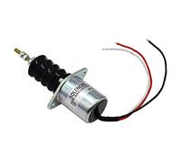 Biyouparts Électrovanne d'arrêt de carburant AM102863 AM124379 AM124377 12 V compatible avec John Deere Lawn Garden Tractor F915 F925 Tracteur 655 755 756 Chargeuse compacte 375 570 575 675 675B 375