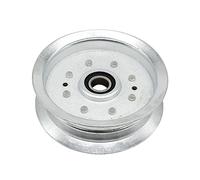 Biyouparts GY22082 Poulie de renvoi plate 756-05034A compatible avec tracteurs à gazon John Deere 102 105 107S 108-14.5 108-17HS 115 125 135 145 155C 190C D100 D105 D111 0 D12 0 D125 D130