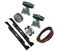 Biyouparts Kit de reconstruction de pont 116,8 cm 187292 587819701 192870 compatible avec tracteurs Husqvarna PB195H46YT YTH21K46 2246LS compatible avec tracteurs Poulan PP20VA46 PP19H46 PP22VH46